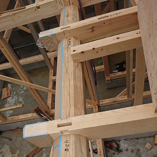 建て方、上棟式 建て方、上棟式