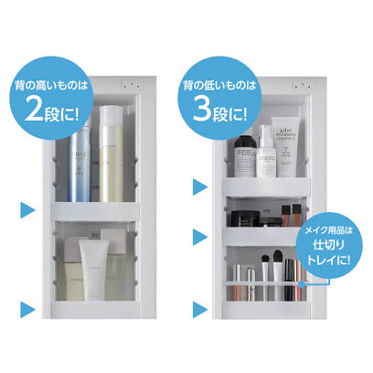 三面鏡トレイアレンジ